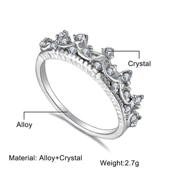 Crystal Crown Ring - Picture 4 of 6